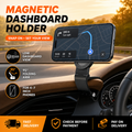 🔥 HOT SALE 🔥  95° Foldable Magnetic Dashboard Phone Holder