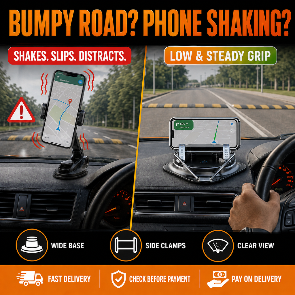 🔥 HOT SALE 🔥 Keep your map steady and your road view clear with a mechanical low-dashboard phone holder.
