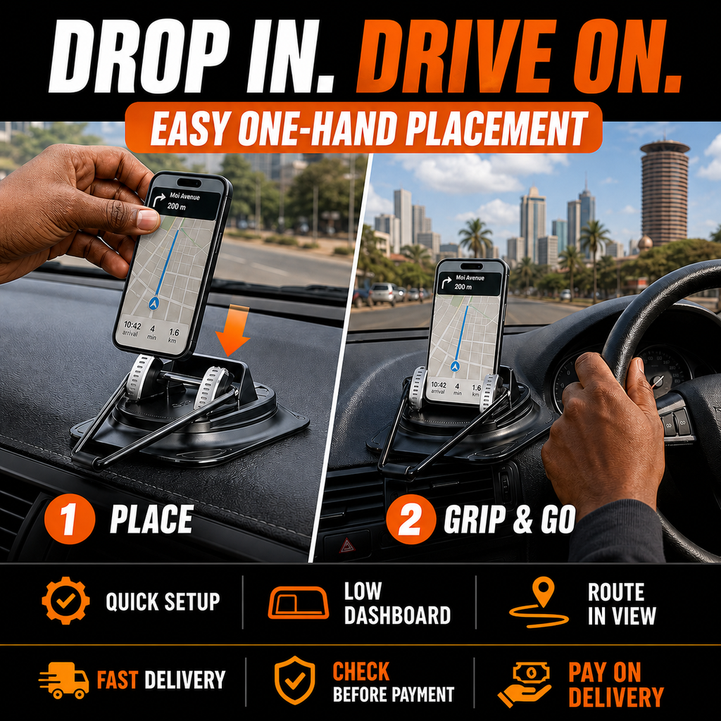 🔥 HOT SALE 🔥 Keep your map steady and your road view clear with a mechanical low-dashboard phone holder.