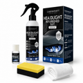 Applying headlamp restoration fluid with included applicator pad