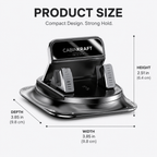 CabinKraft 360° suction cup car phone mount — product overview