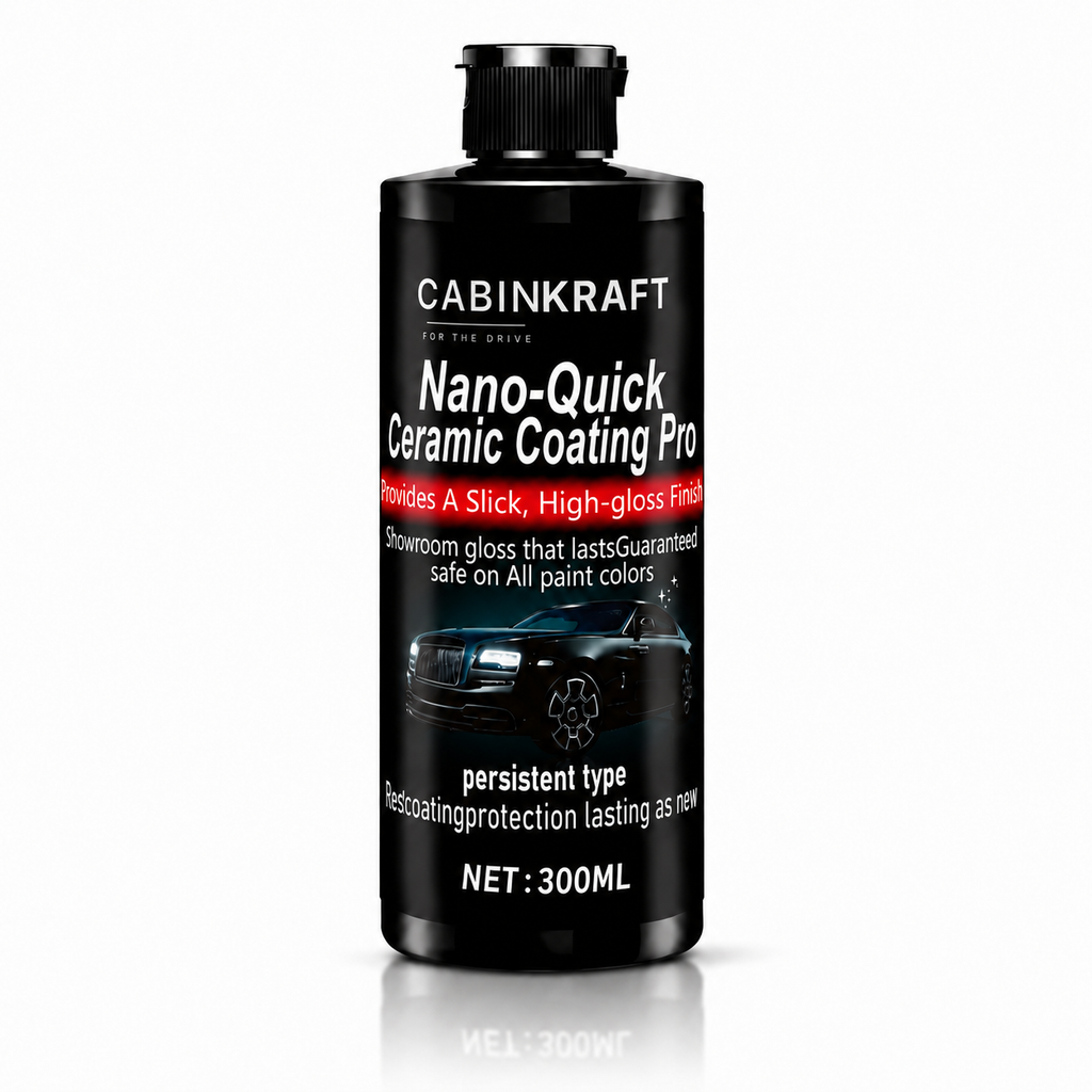 CabinKraft 300ml ceramic coating — label, formula, and coverage area