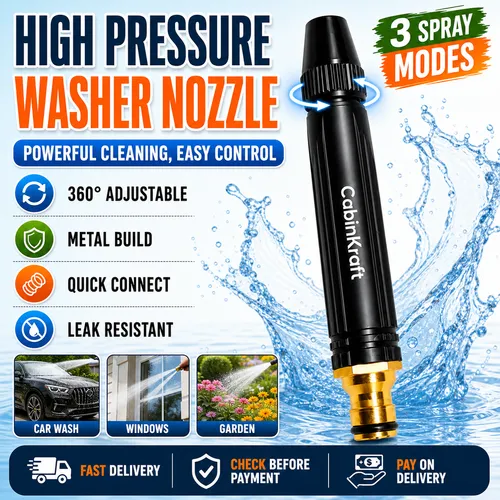 🔥HOT SALE🔥 3-Mode Adjustable High-Pressure Washer Nozzle