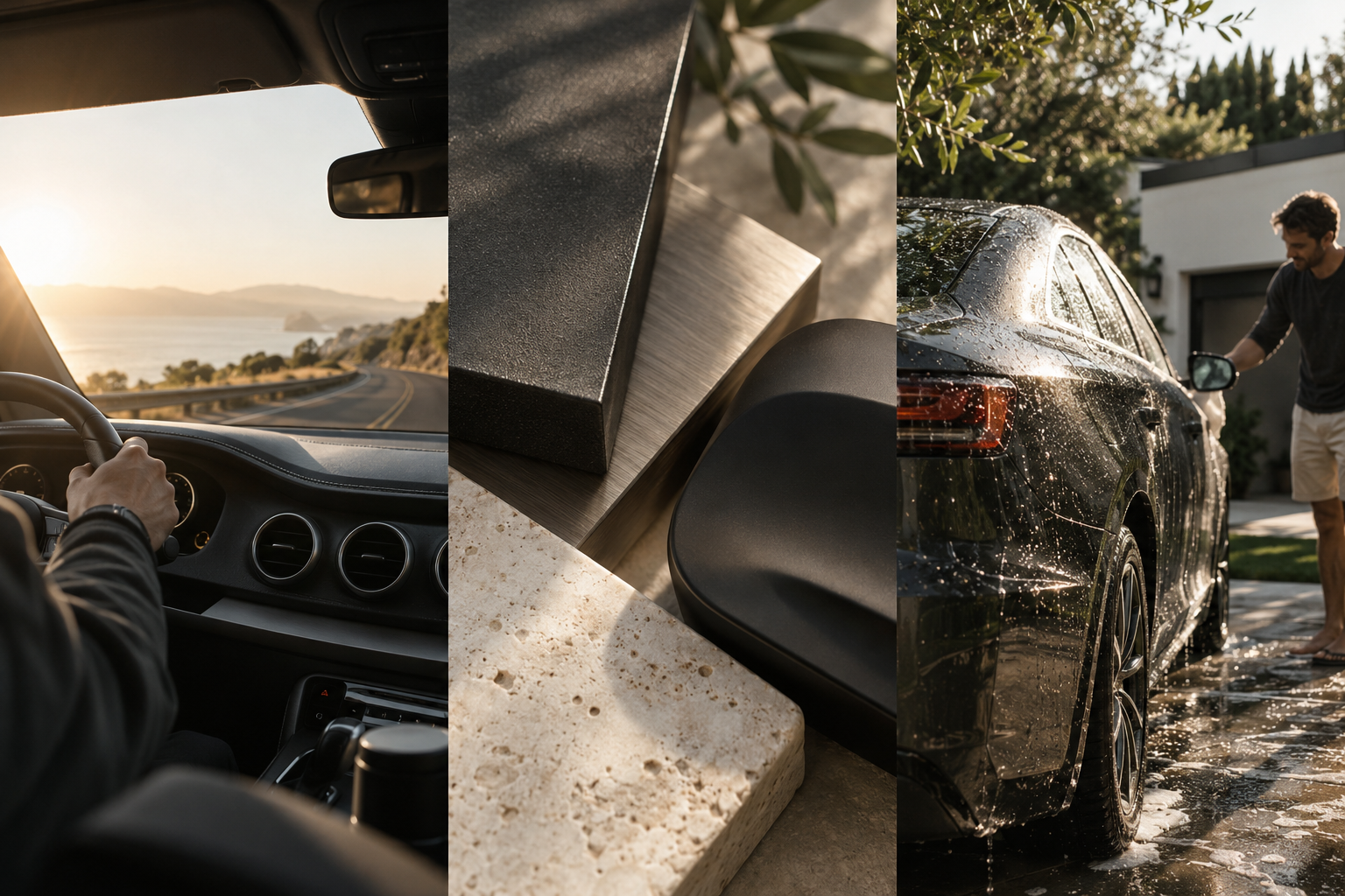 Editorial visual direction for car and home care products